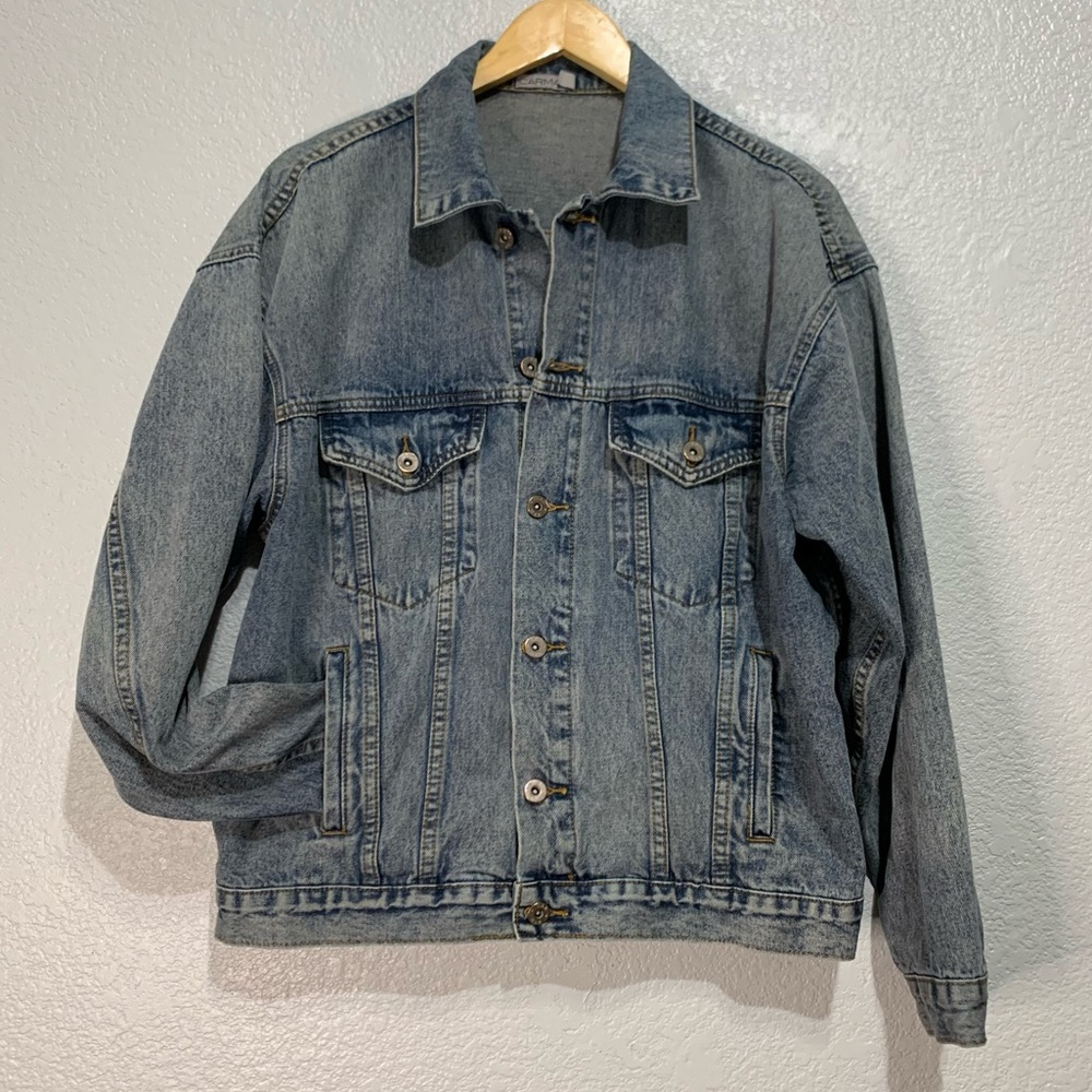 Carmar Classic Oversized Denim Jacket Medium Wash - Picture 2 of 10